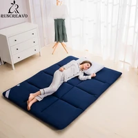 sleeping rug tatami mattress pad folded floor carpet lazy bed mats for bedroom and office soft mat double single