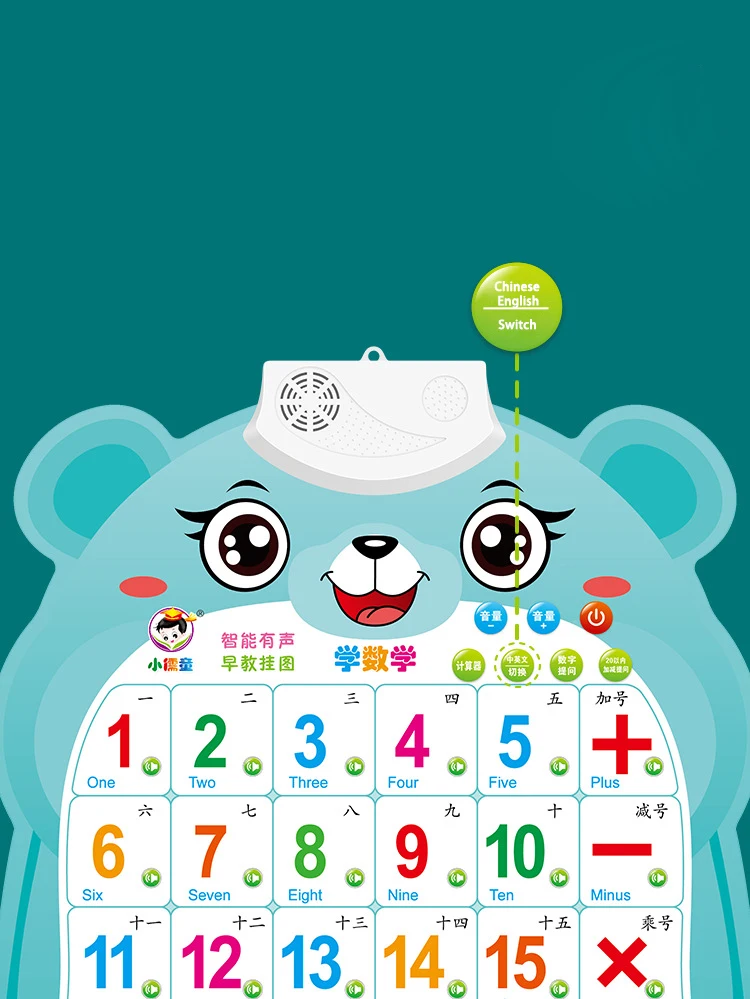 Настенная картина Pinyin Звуковая электронная обучающая детская Просвечивающая