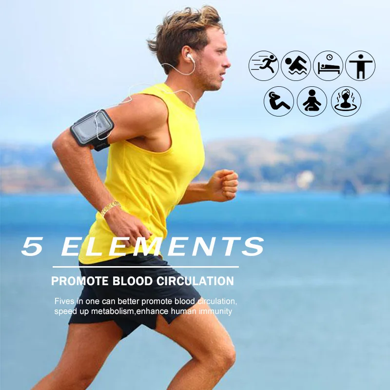 Магнитный браслет из нержавеющей стали 316 который облегчает давление и повышает