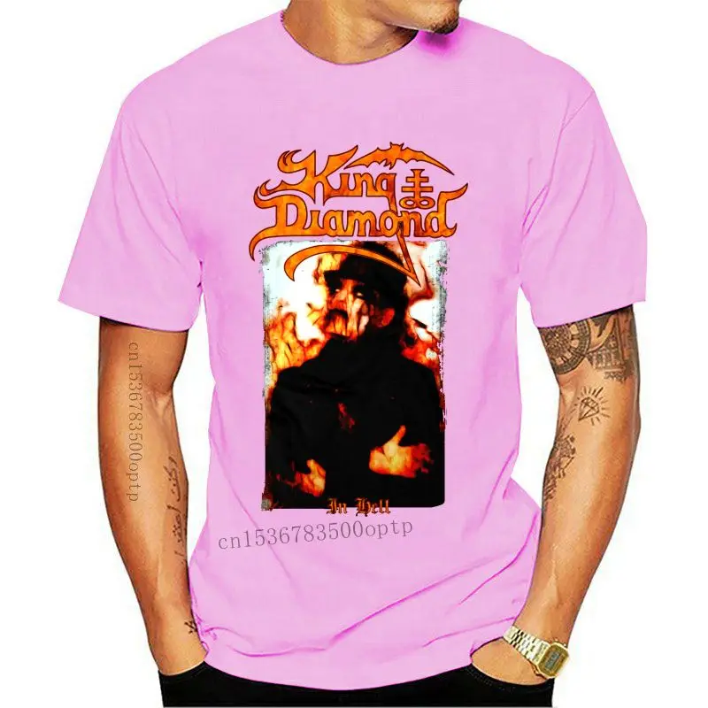 

King Diamond In Hell Black Новая футболка с рисунком S-233XL HH522