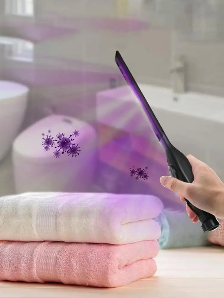 

UV Germicidal Light Ultraviolet Ozone Lamp LED Portable Handheld Non-toxic Germicidal Light For Mask Tableware Keyboard