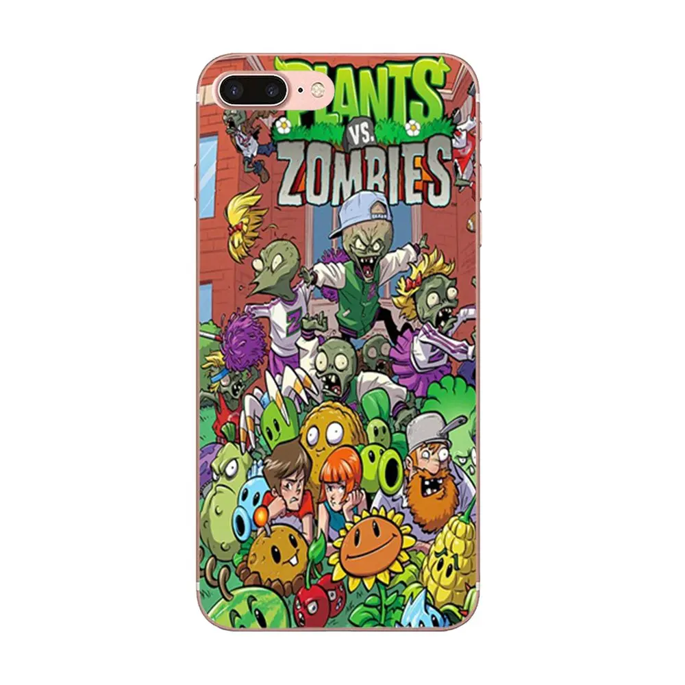 Fashion Design Skin Thin Case Game Plants Vs Zombies For Samsung Galaxy Note 5 8 9 S3 S4 S5 S6 S7 S8 S9 S10 mini Edge Plus Lite | Мобильные