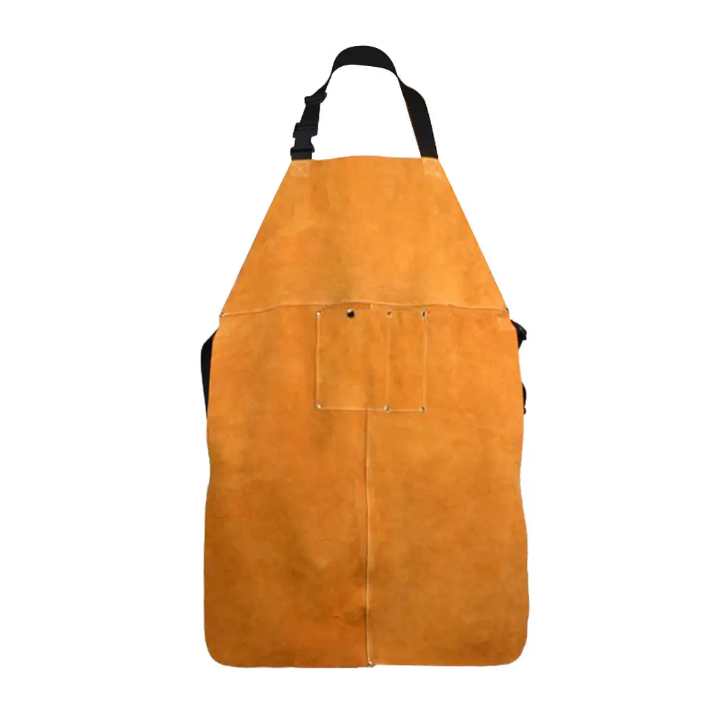 

90cm Welding Apron Welder Insulation Protection Carpenter Tool Brown