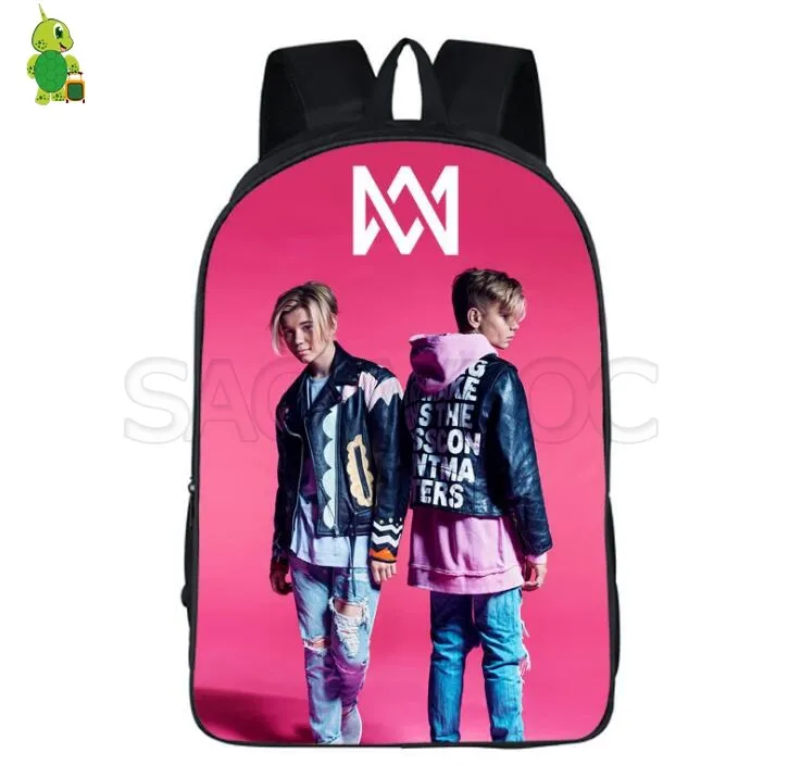Mochila Маркус и Мартинус рюкзак для женщин школьная сумка для подростков девочек мальчиков Водонепроницаемый модный рюкзак для путешествия Сумка - Цвет: 2