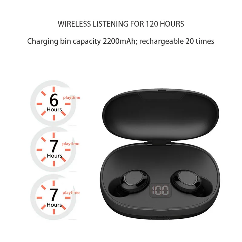 Vingtank IPX7 водонепроницаемые стерео Bluetooth наушники с сенсорным управлением