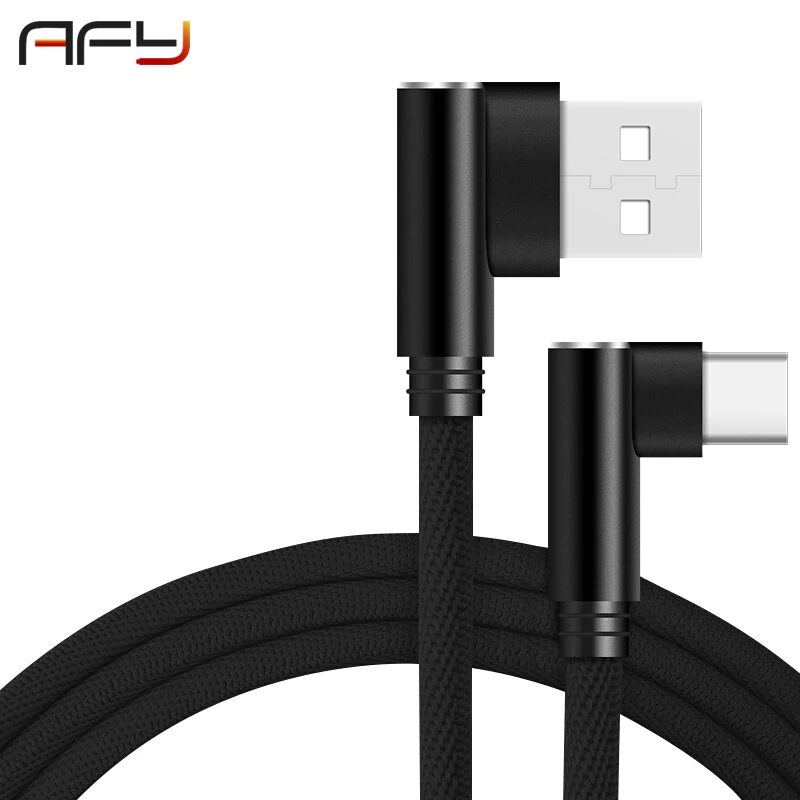 AFY usb type-C кабель 2.4A USB C для huawei samsung Xiaomi Mi5 mate 20 Телефонный Шнур зарядное устройство