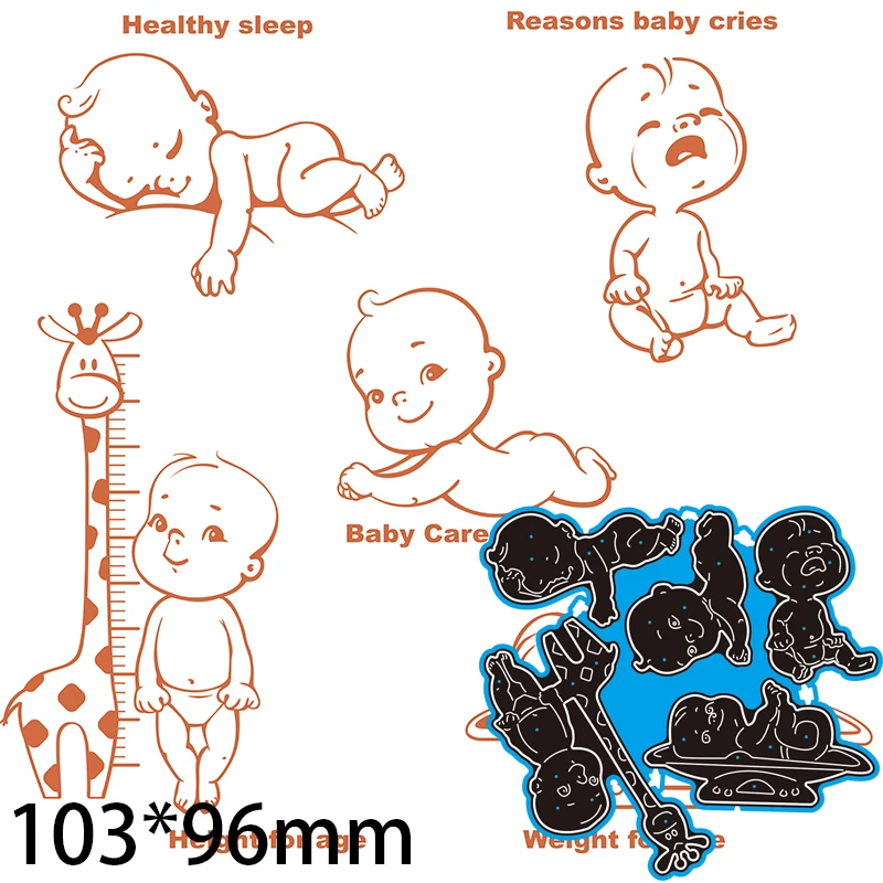 Новинка Металлические Вырубные штампы для скрапбукинга роста альбом сделай сам