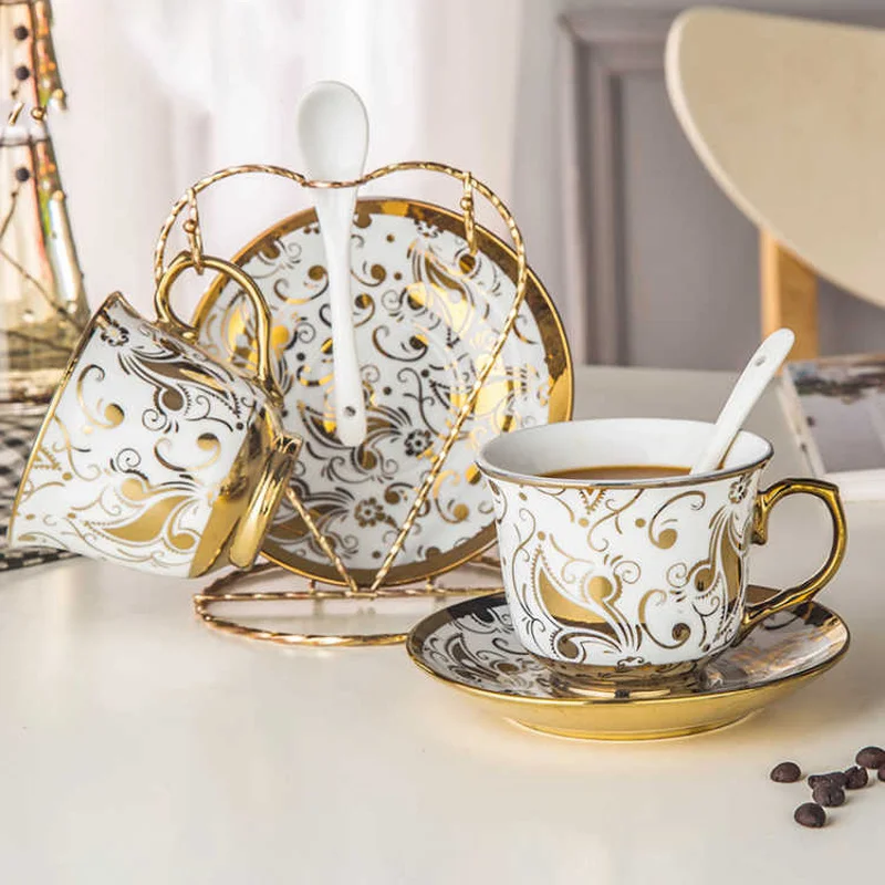 Набор керамических кофейных чашек в европейском стиле креативный домашний