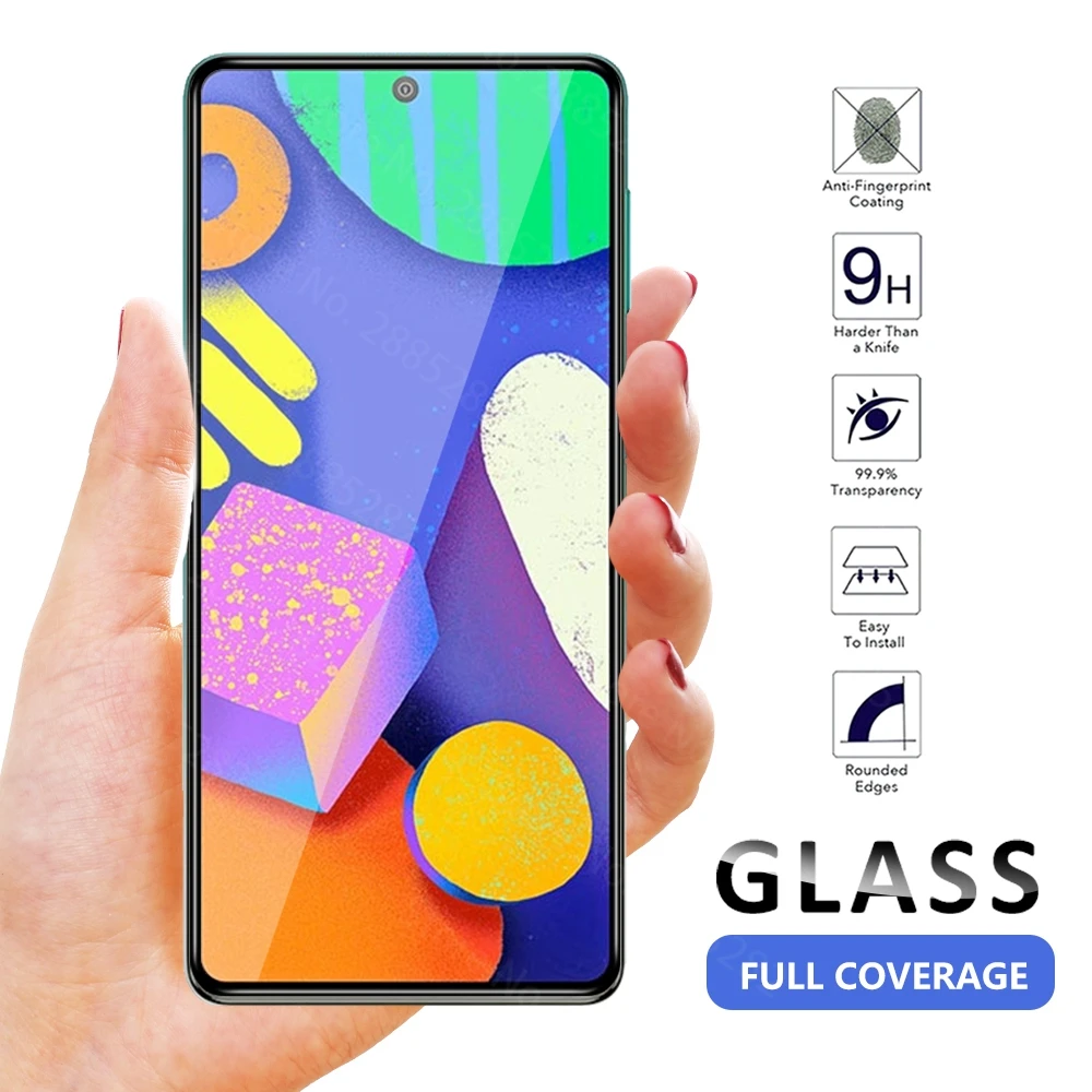 

Full Cover Protective Glass For Samsung Galaxy A82 A72 A91 A90 A80 A71 A70 A60 A52 A52S A42 A41 A40 A32 A22 A12 Screen Protector