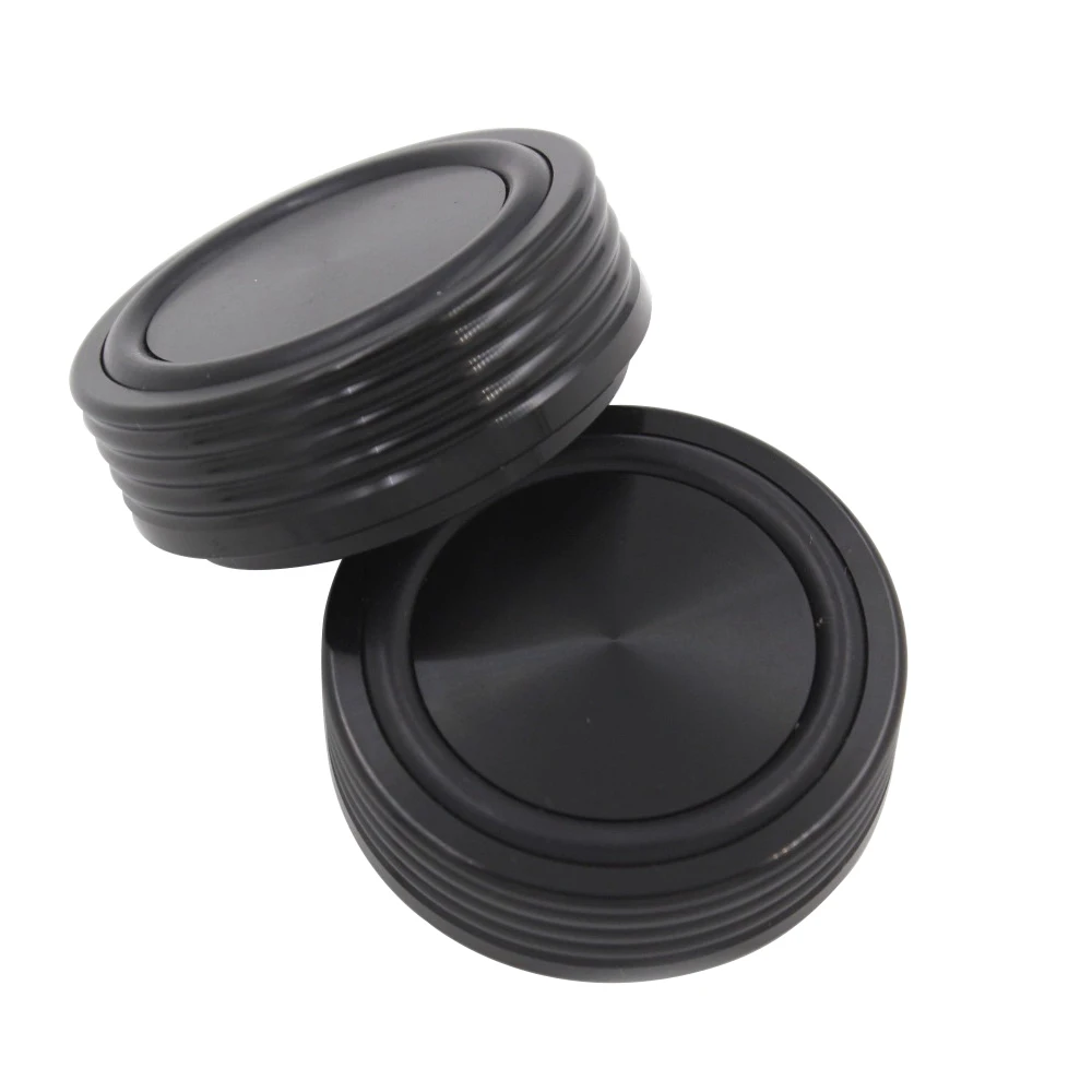 Черный однотонный алюминиевый коврик 44x17 мм подставка для динамиков базовый