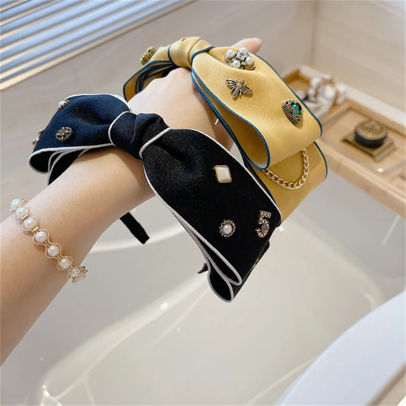 

Little Bee Chain Vintage Headband Hairband For Women Girl Korean Fashion Hair Accessories Wholesale