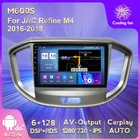 Автомагнитола DSP Android11, 2DIN, мультимедийный видеоплеер для JAC Refine M4, GPS-навигация, автомагнитола, автомагнитола, аудиомагнитофон, DVD