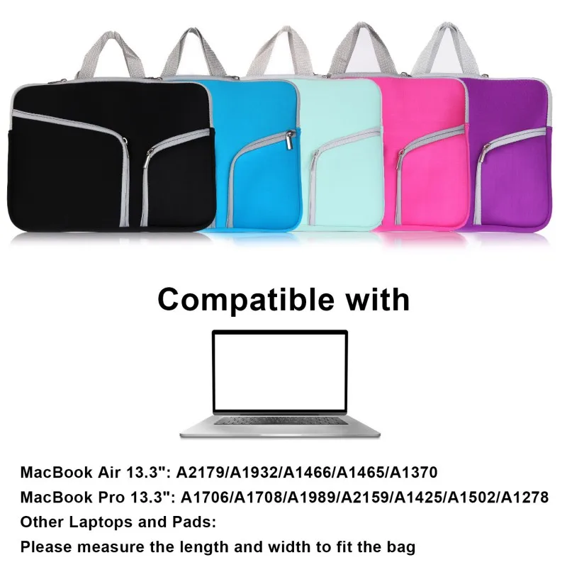 

Laptop Bag Notebook Case Cover Storage Bags Computer Sleeve for MacBook For Samsung Chromebook HP Acer Lenovo Handbag USA Stock