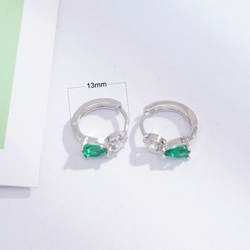 6 цветов круглые маленькие серьги кольца для женщин хрустальные обручи Женские