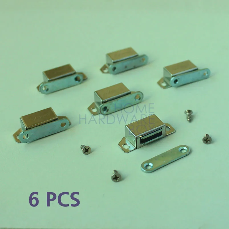Магнитный дверной замок Магнитная защелка шкаф дверная фурнитура 6 шт|door catch|magnetic