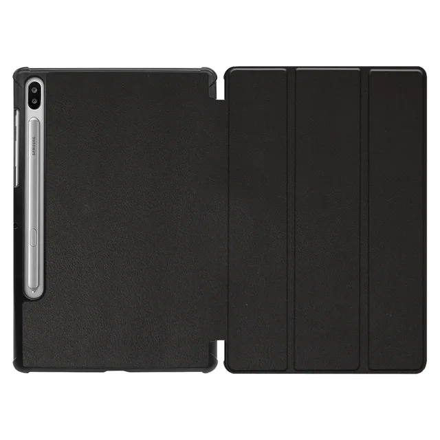 Black MTT для samsung Galaxy Tab S6 10,5 ''чехол для планшета SM-T860 T865 T867 из искусственной кожи флип-стенд смарт-чехол Funda Авто Режим сна/пробуждения - Цвет: Black