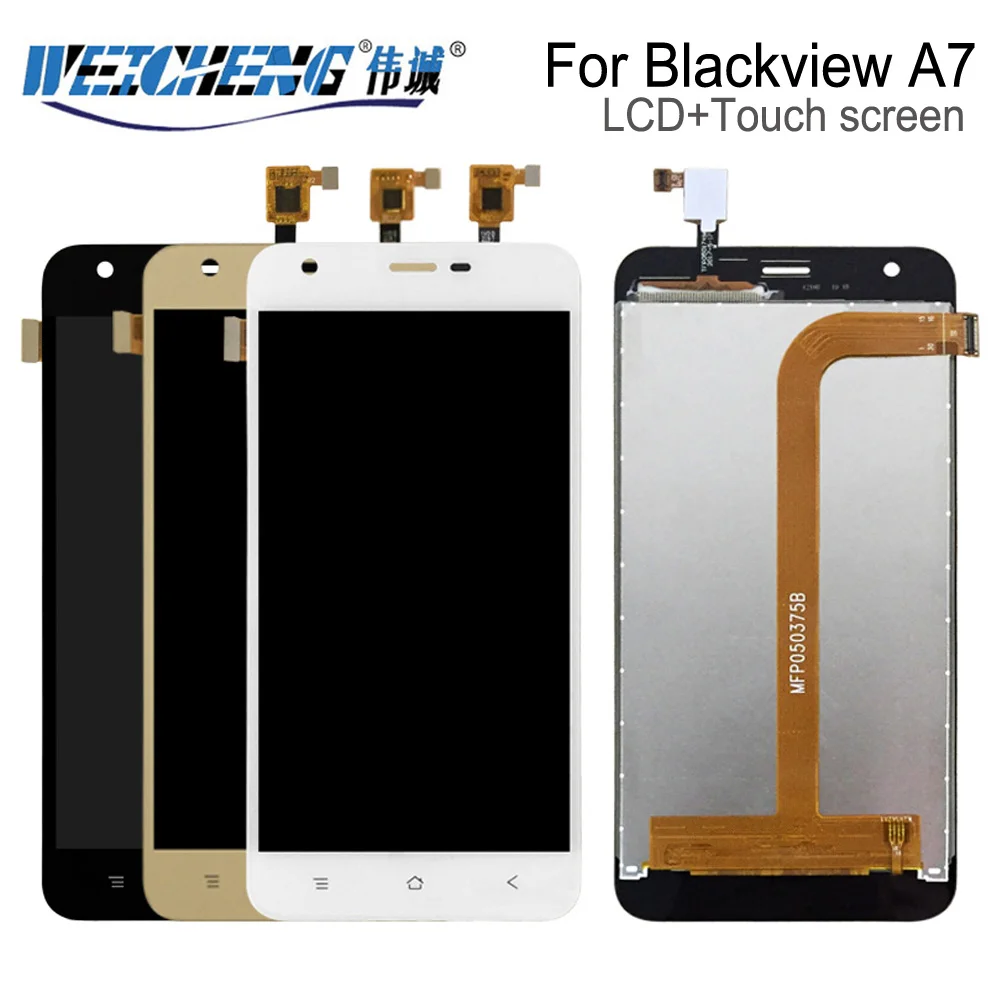 WEICHENG для Blackview A7 ЖК дисплей + сенсорный экран в сборе хорошее качество дигитайзер