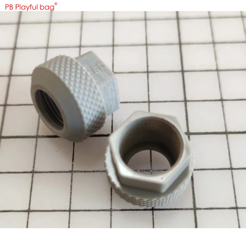 Diy игрушка P1 пламя suppressor пожарная крышка 3D печать свет отверждения модификация высокой точности пули для ружья Аксессуары MD50 - Цвет: P1 l thread sleeve