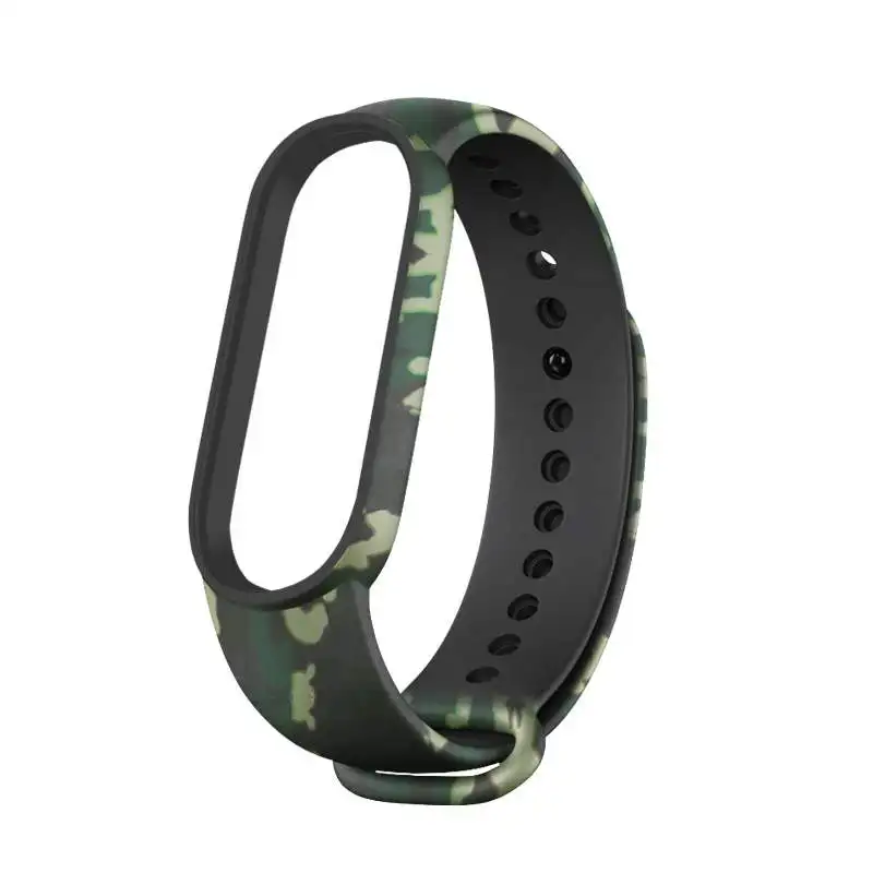 Ремешок силиконовый для Xiaomi Mi Band 6 5 мягкий водонепроницаемый спортивный браслет