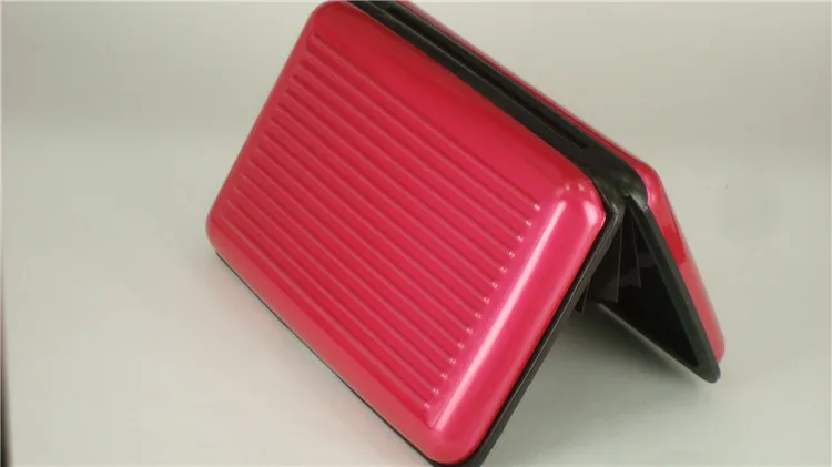 Anti Rfid Wallet Blocking Reader Lock Bank Card Holder Id Bank Card Case Protection Metal Credit NFC Holder Aluminium