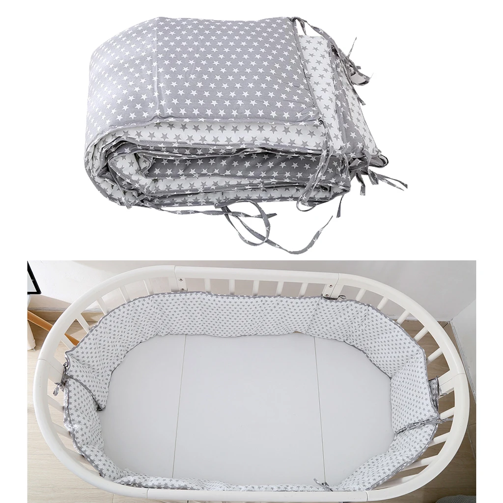 

Baby Infant Cotton Crib Bed Bumper Nursery Bedding Cot Protector