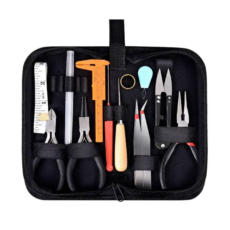 

19Pcs Jewelry Making Tools Kit with Zipper Storage Case for Jewelry Crafting and Jewelry Repair