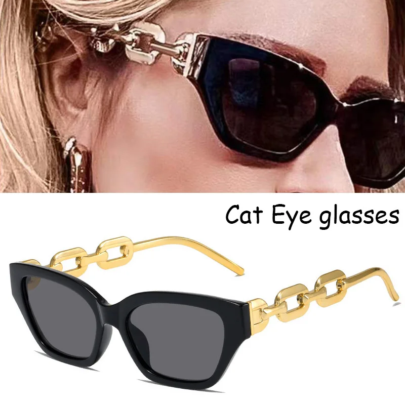 

Luxury Metal Cat Eye Sunglasses Women 2022 Vintage Punk Sun Glasses Men Oculos Feminino Sunglass Lentes Gafas De Sol Eyewear