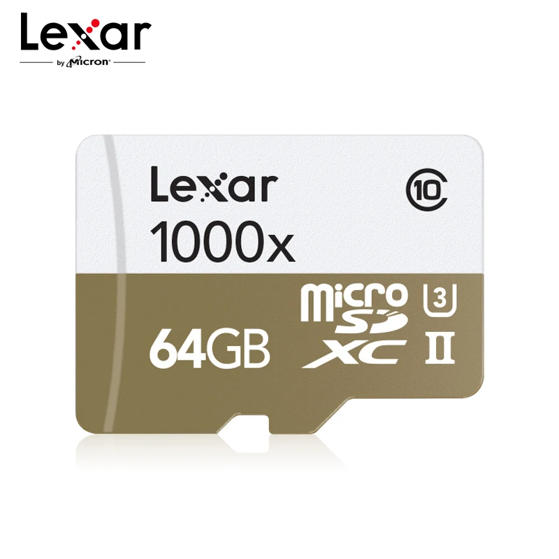 Lexar 1000x Micro SD карта 32 Гб класс 10 tf 64 SDHC SDXC 128 ГБ до 150 МБ/с./с памяти 256 для дрона