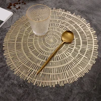 pvc hollow nordic style non slip kitchen placemat coaster insulation pad dish coffee cup table mat home hotel decor 51043
