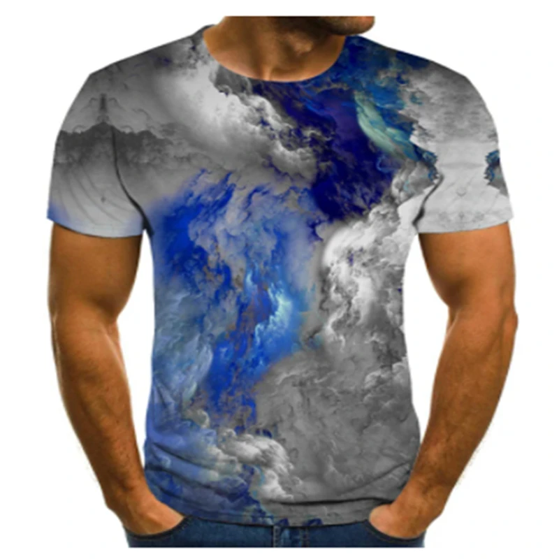 

One-piece summer 3D printed T-shirt casual short-sleeved bow tie 3DT shirt men's tuxedo street wear tie funny fake suit top 2021