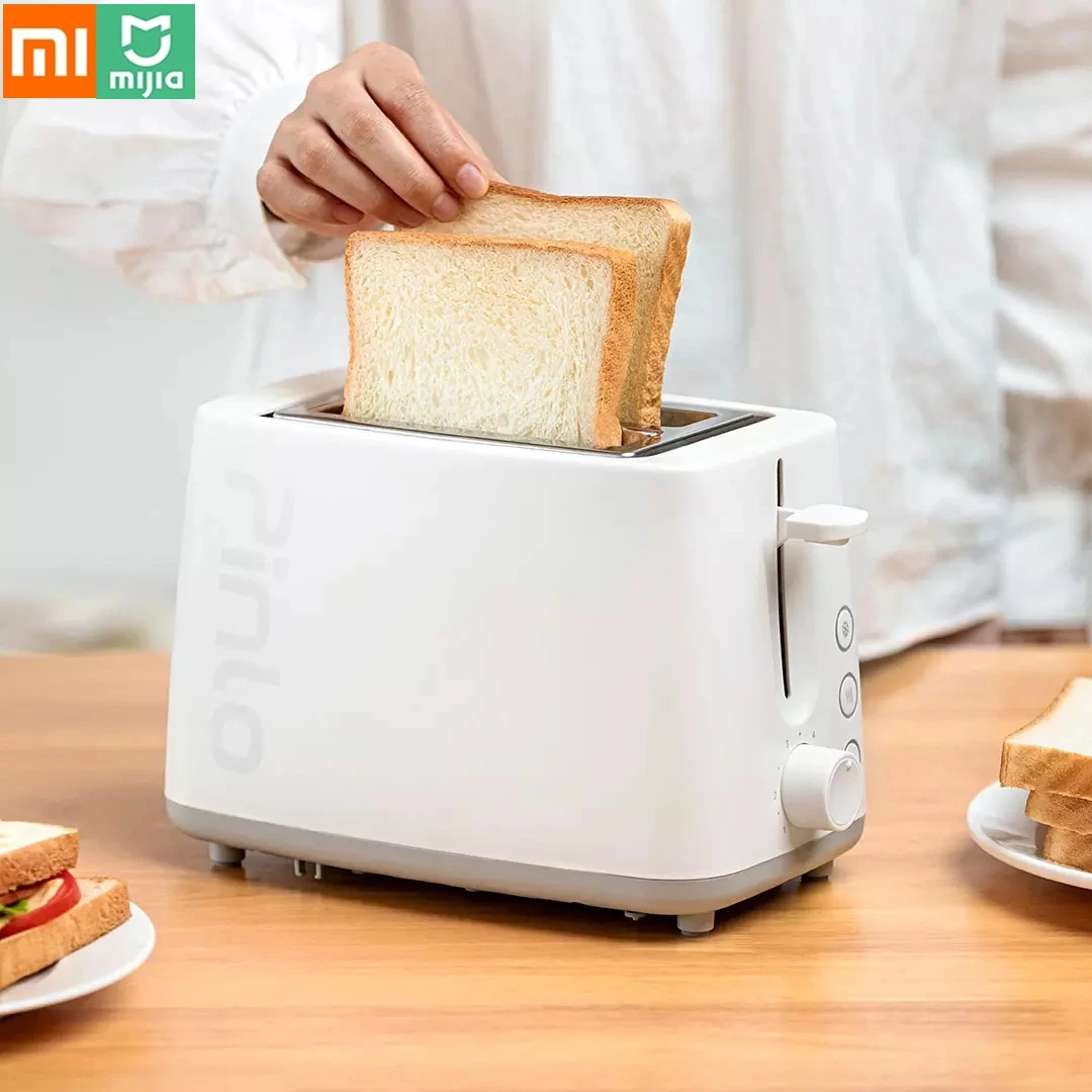 

XIAOMI MIJIA Pinlo Bread Machine Household Toaster Multi-function Breakfast Machine Automatic Defrosting Heating Double Toaster