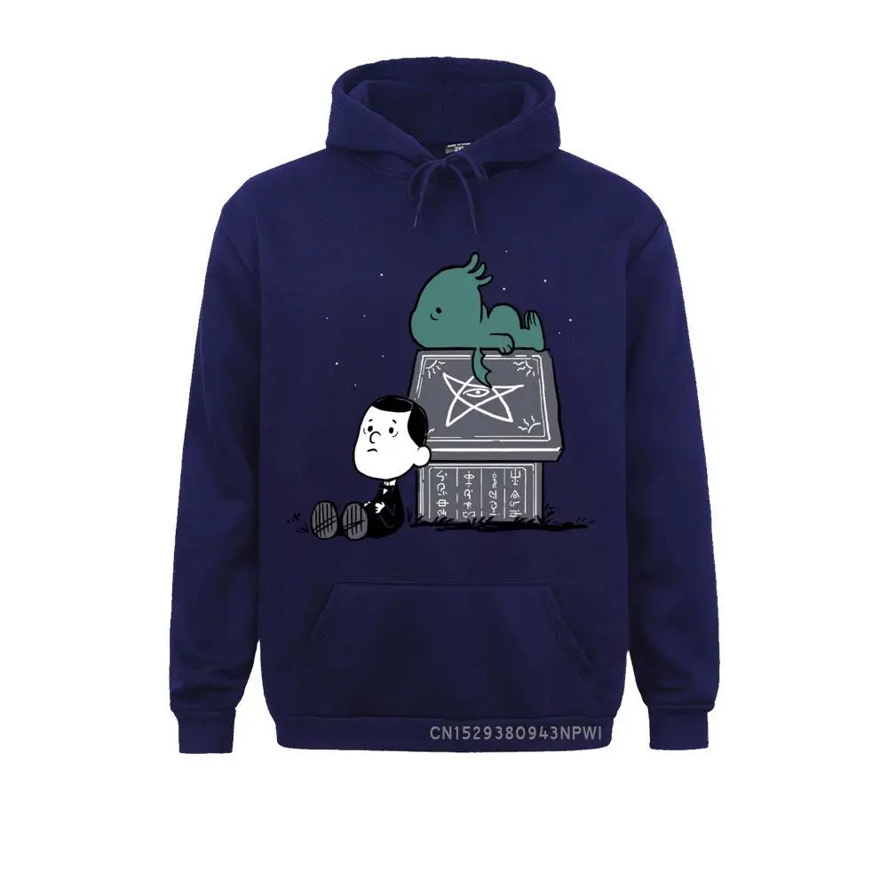 

Call Of Snoophulhu Vintage Sweatshirt Men Lovecraft Call Of Cthulhu Hoody Graphic Basic Coats Costume Pocket Hoodie Plus Size