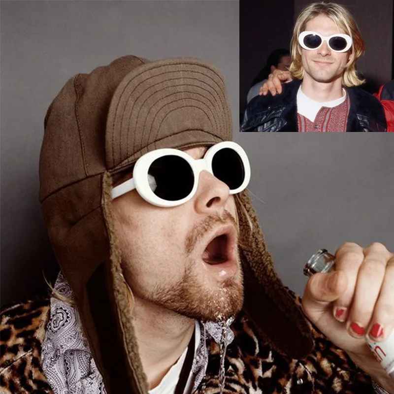 NIRVANA Kurt Cobain солнцезащитные очки для мужчин и женщин в винтажном стиле фирменный