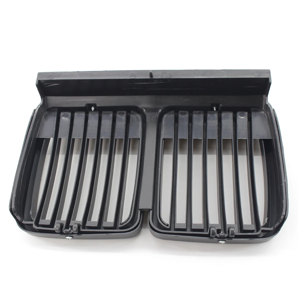 Автомобильная решетка матовый черный передний бампер радиатора гоночная замена