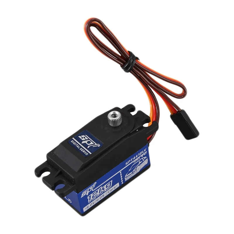 

1 Pcs Spt Servo Spt4412Lv 12Kg Digital Servo & 4 PCS Aluminum Shock Towers Shock Hoops