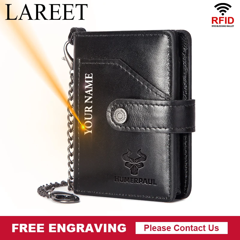 Black Short Men Wallets Card Holder Credit Genuine Leather Travel Hasp Zipper Purses Credential Slim Male Walet Luxury Coin Bag