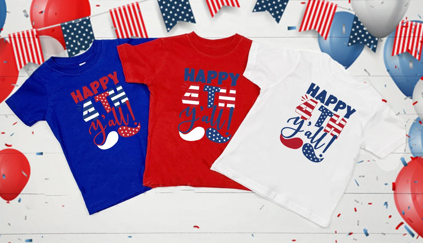 Все американские рубашка для мальчиков 4th Of July детская футболка День