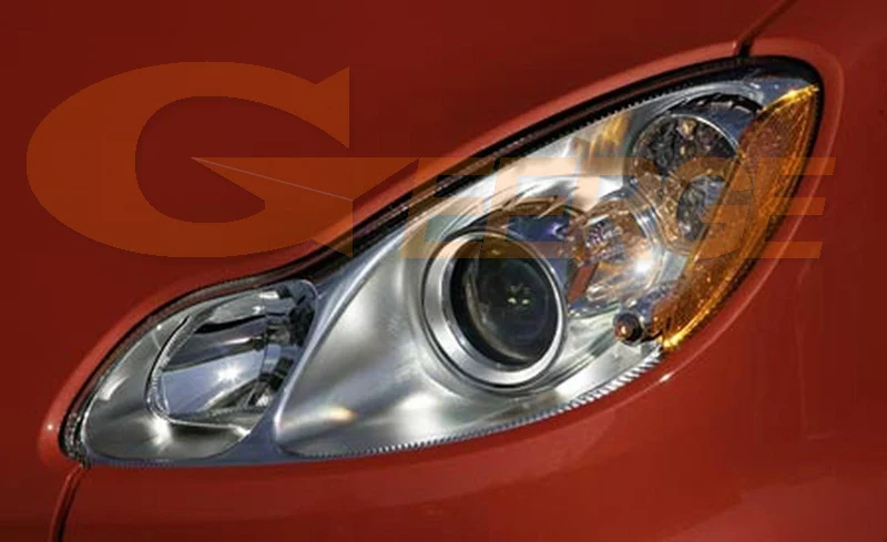 Для Smart Fortwo W451 2007-2014 RF Remote Bluetooth-совместимое приложение Многоцветный RGB светодиодный комплект «ангельские глазки» Halo Rings Light