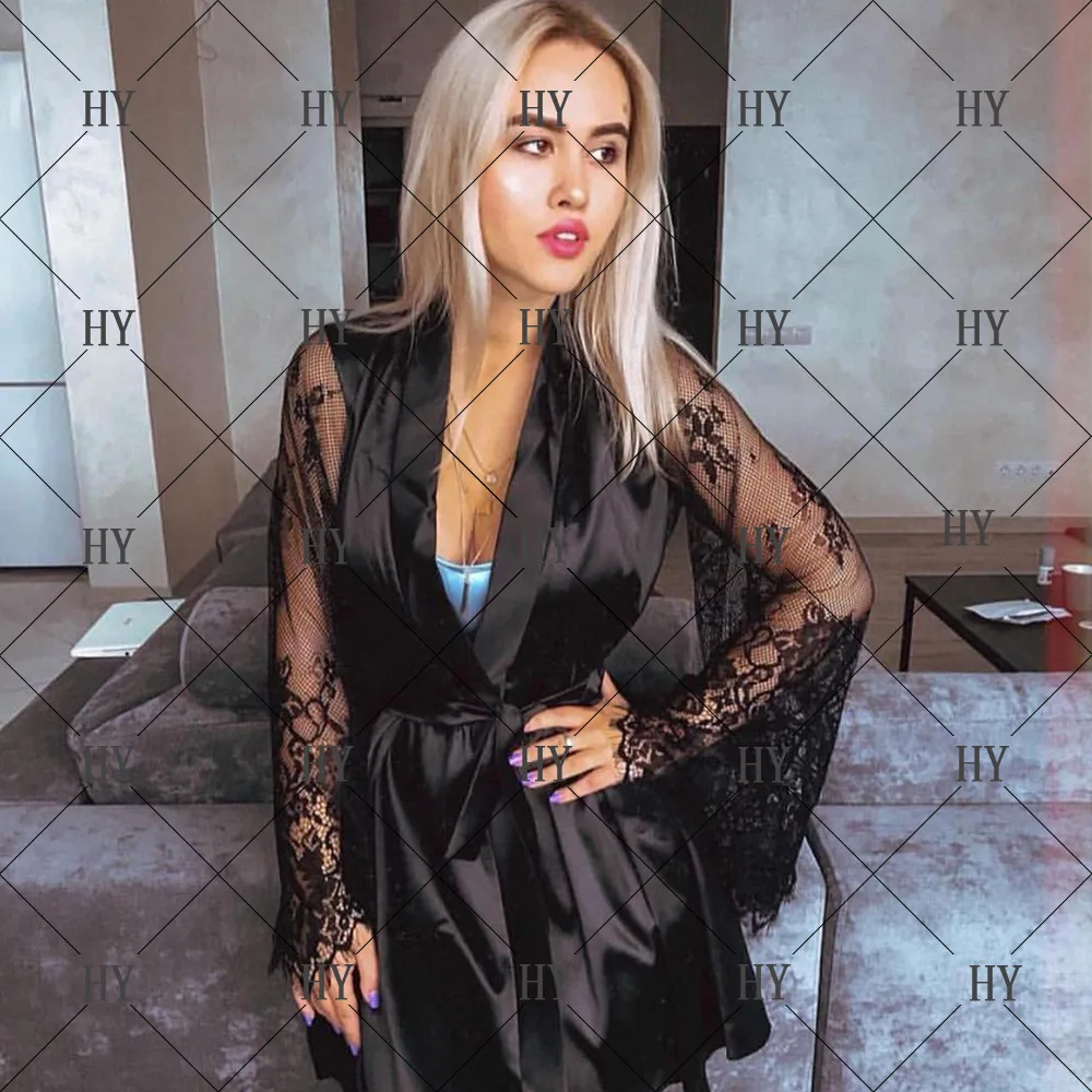 Сексуальное прозрачное кружевное платье с глубоким v-образным вырезом