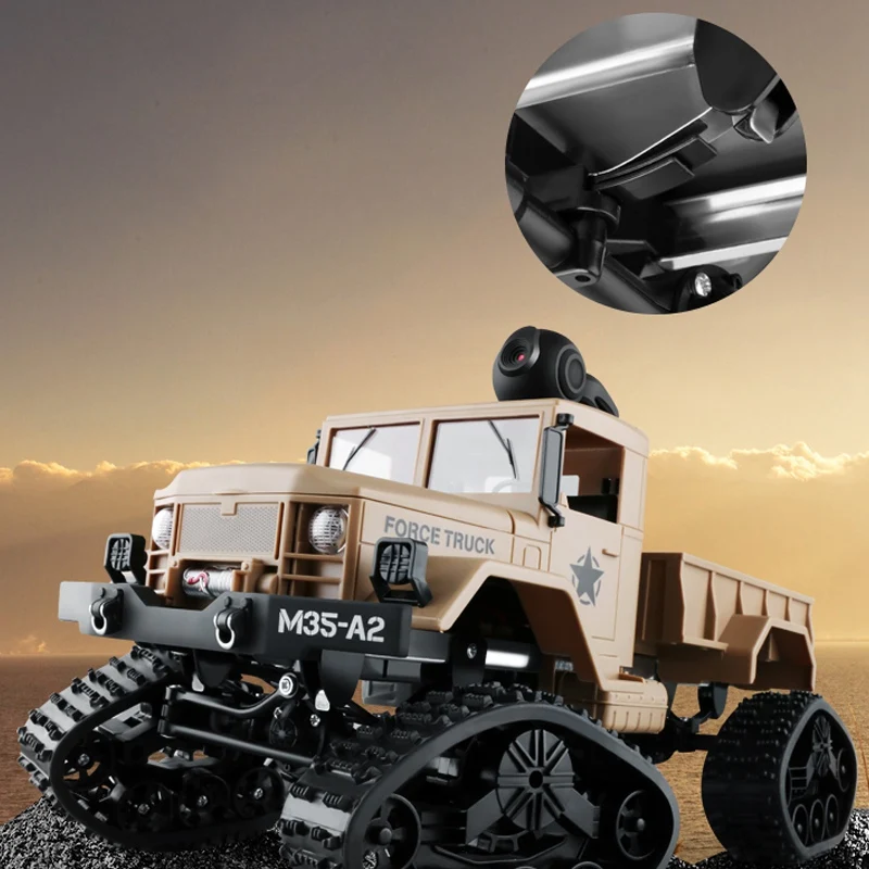 Fy001 1/16 4Wd трек внедорожник военный бронированный автомобиль сборка модель