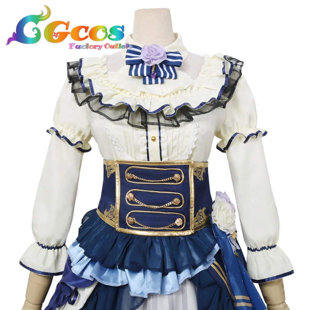 CGCOS Косплэй костюм Bang Dream! Благородная Роза Ринко широкейн платья одежда Униформа