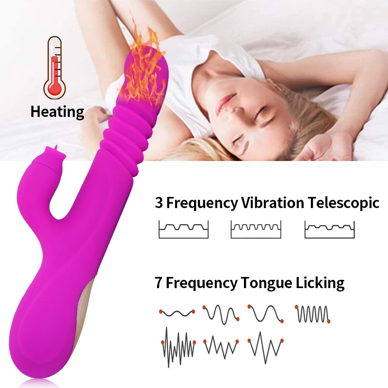 Вибратор для женщин массажер точки G и влагалища мастурбации орального секса