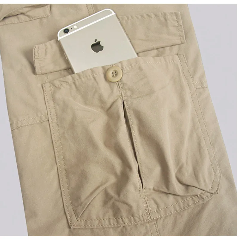 Новинка 2019 мужские зимние толстые теплые брюки Карго повседневные флисовые