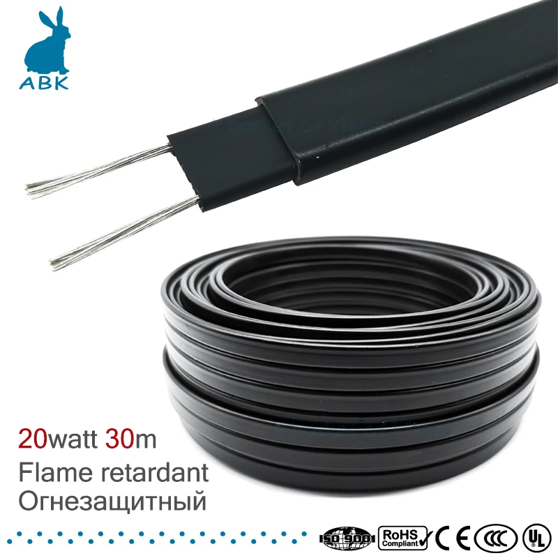 Нагревательный ремень для защиты водопроводных труб от огня и оледенения крыши 30