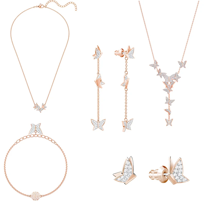 

Fashion Lady Jewelry Butterfly Collection Butterfly Jewelry Set Lady Earring Necklace and Bracelet Fashion Jewelry