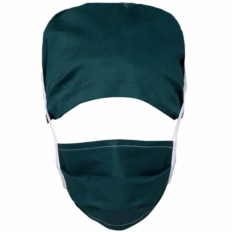 Унисекс скрабы крышки Лица Наборы Хлопок Sweatband кормящих рабочих шапки салон