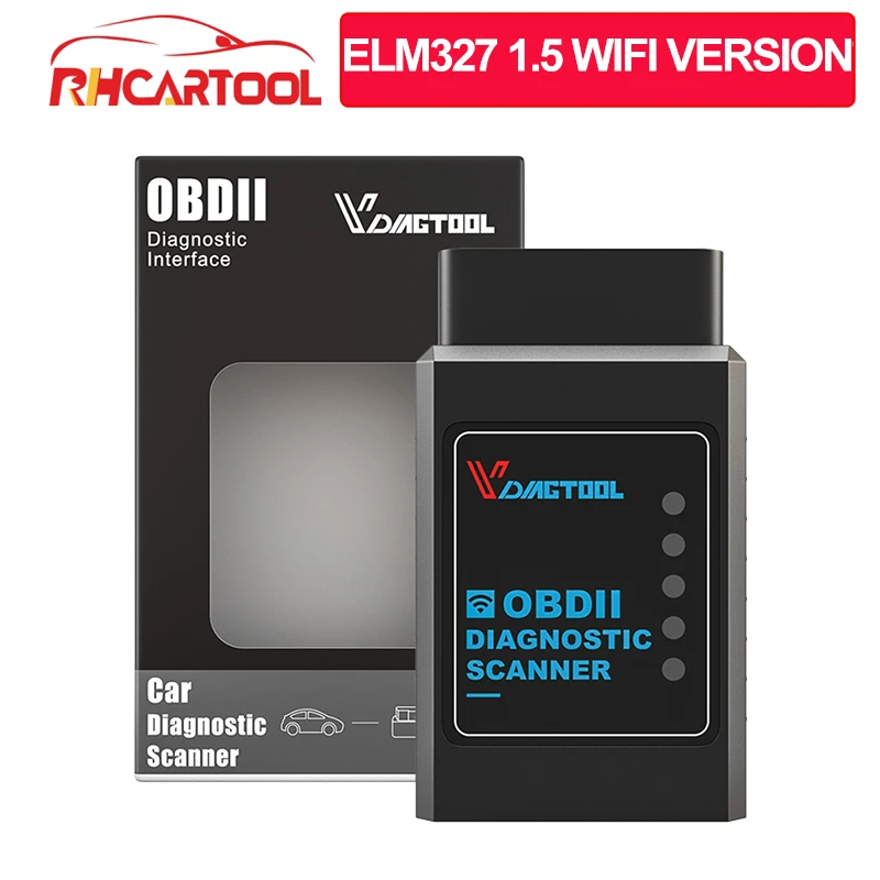 Автомобильный диагностический сканер OBD2 ELM327 с поддержкой протокола OBD 2 ELM 327 1 5 Wi