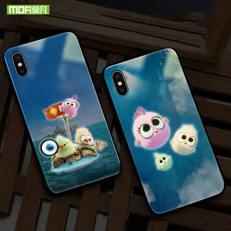 Умный светодиодный светящийся чехол для телефона iphone 7 8 s задняя крышка милые