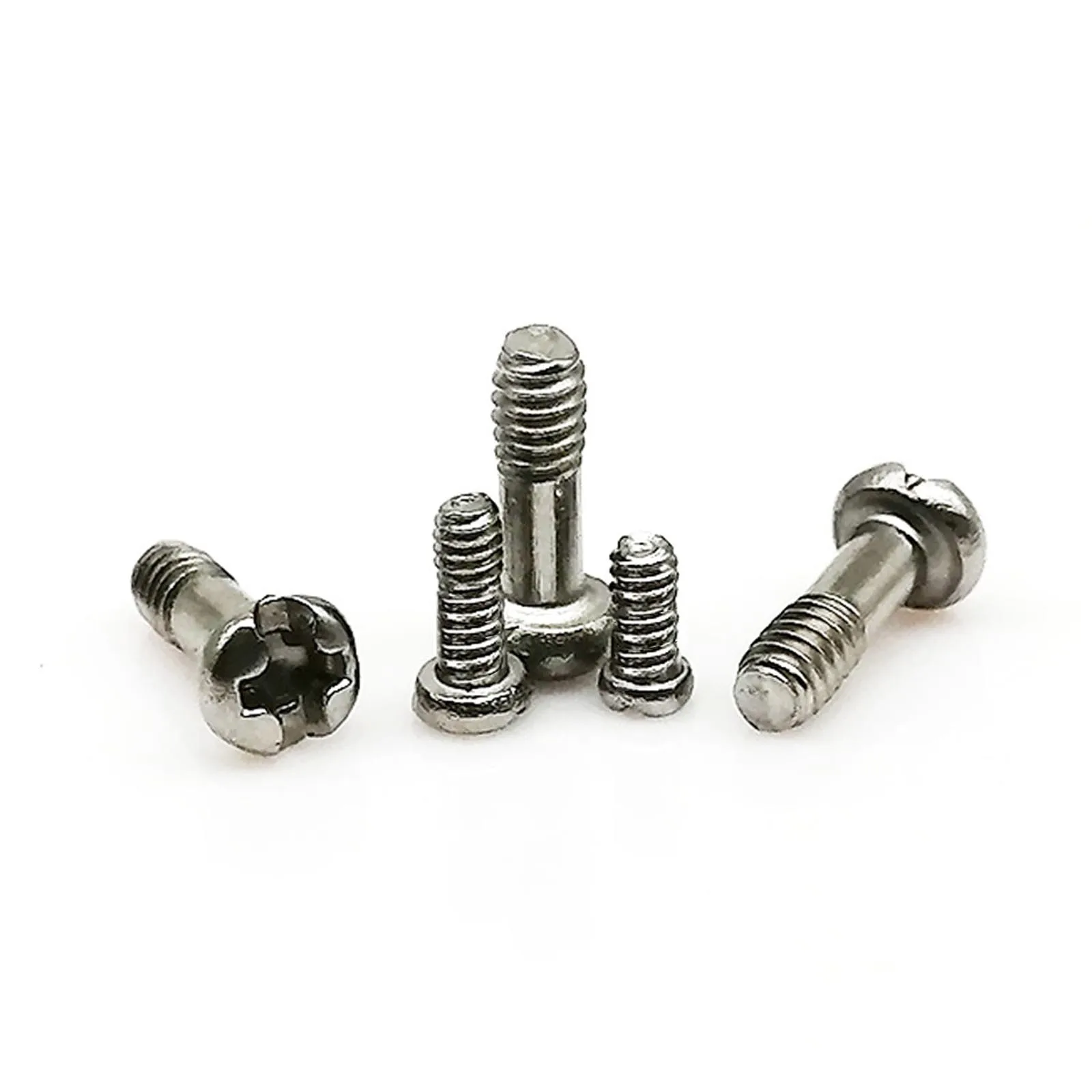 50pcs M1.4 M2 Stainless Steel Precision Cross Slotted Phillips Pan Round Head Bolt Screw for Mobile Phone Glasses Watch Repair - купить по