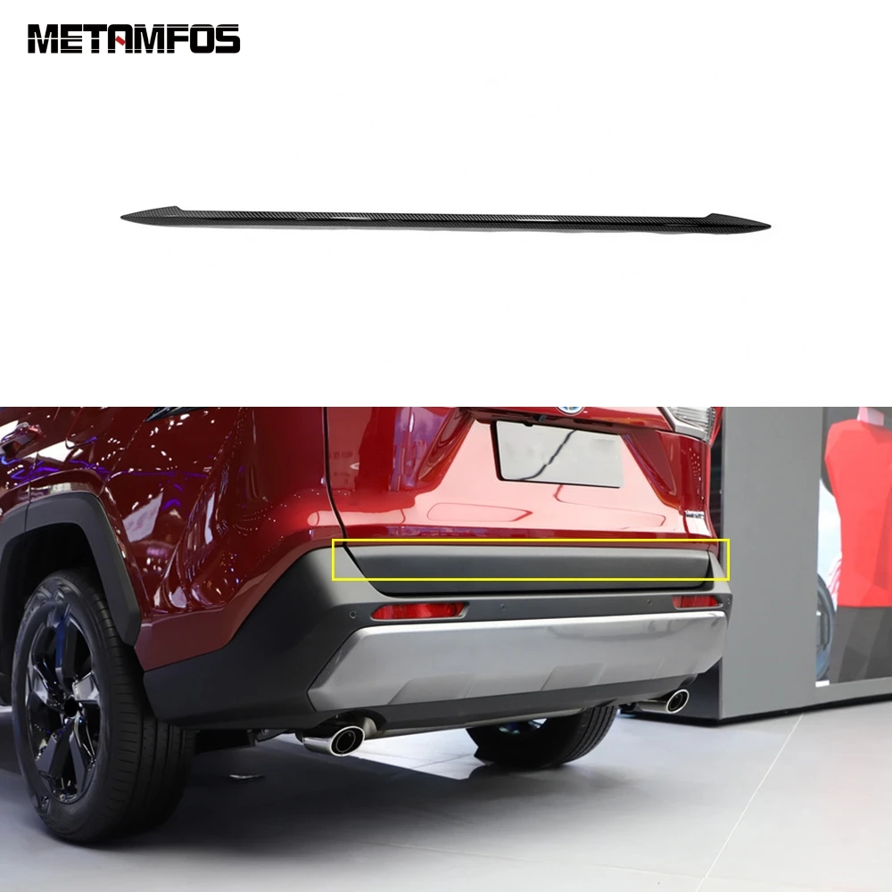 Для Toyota Rav4 Rav 4 2019 2021 углеродное волокно задний багажник стример задние ворота